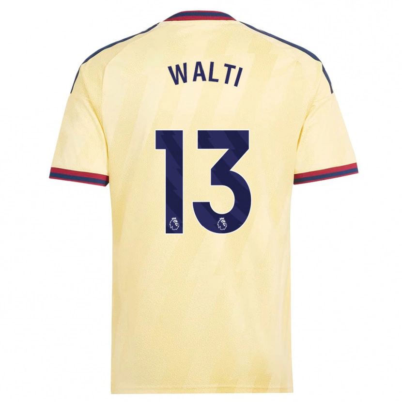 Danxen Homme Maillot Lia Walti #13 Jaune Clair Midnightblue Troisieme 2026/27 T-Shirt