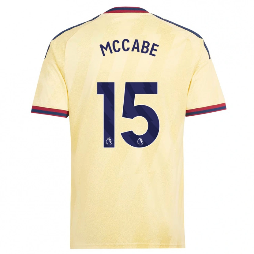 Danxen Homme Maillot Katie Mccabe #15 Jaune Clair Midnightblue Troisieme 2026/27 T-Shirt