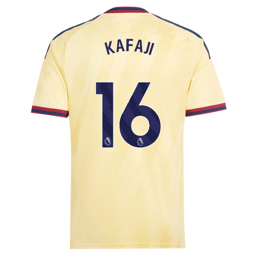 Danxen Homme Maillot Rosa Kafaji #16 Jaune Clair Midnightblue Troisieme 2026/27 T-Shirt
