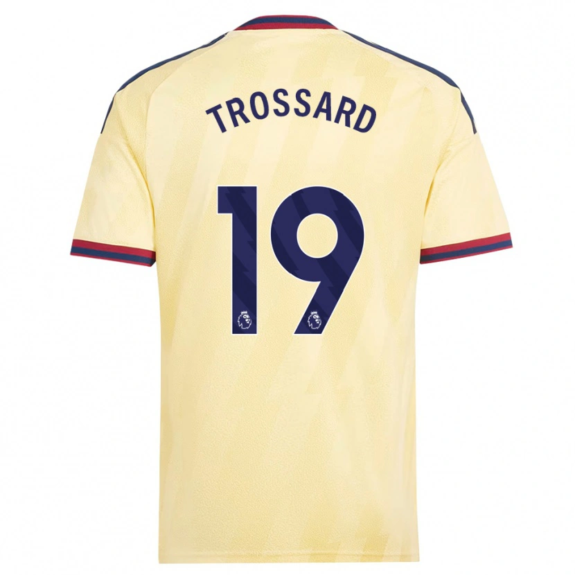 Danxen Homme Maillot Leandro Trossard #19 Jaune Clair Midnightblue Troisieme 2026/27 T-Shirt