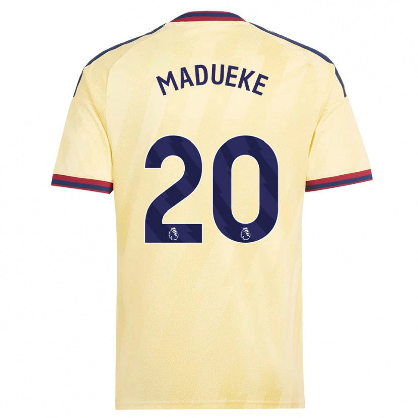 Danxen Homme Maillot Noni Madueke #20 Jaune Clair Midnightblue Troisieme 2026/27 T-Shirt