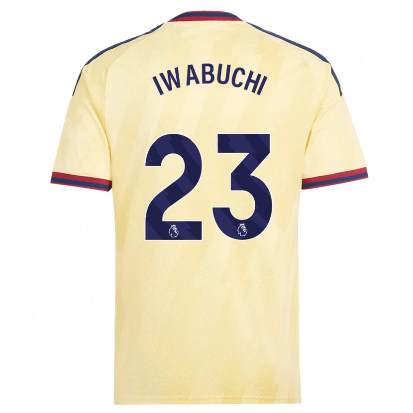 Danxen Homme Maillot Mana Iwabuchi #23 Jaune Clair Midnightblue Troisieme 2026/27 T-Shirt