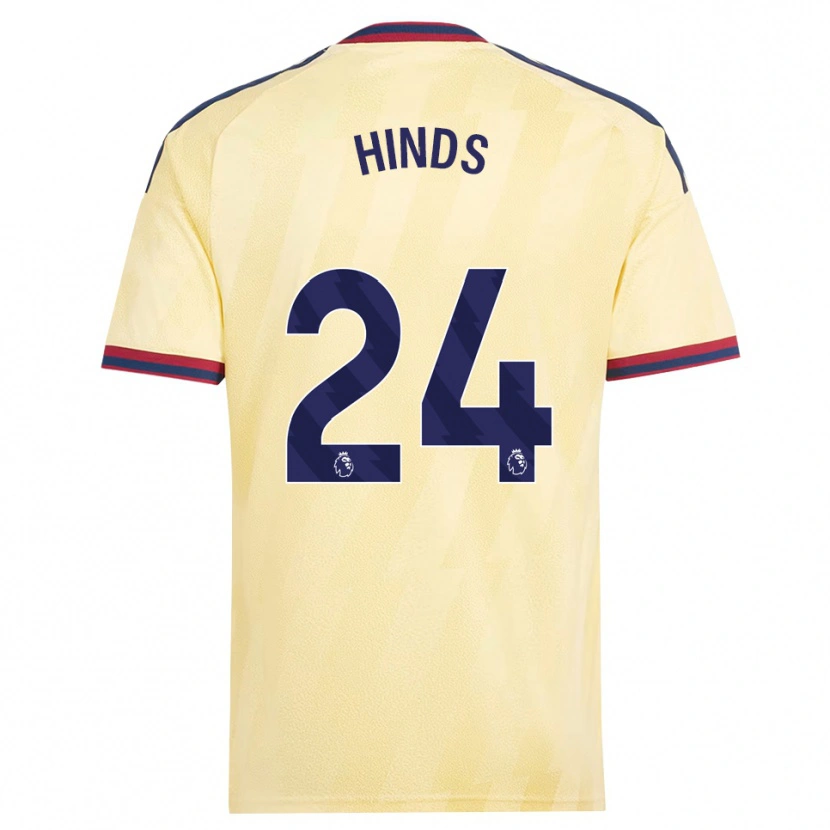 Danxen Homme Maillot Taylor Hinds #24 Jaune Clair Midnightblue Troisieme 2026/27 T-Shirt