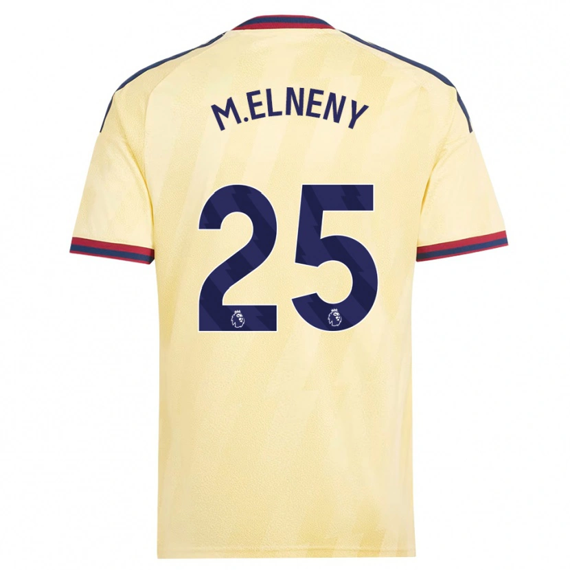 Danxen Homme Maillot Mohamed Elneny #25 Jaune Clair Midnightblue Troisieme 2026/27 T-Shirt