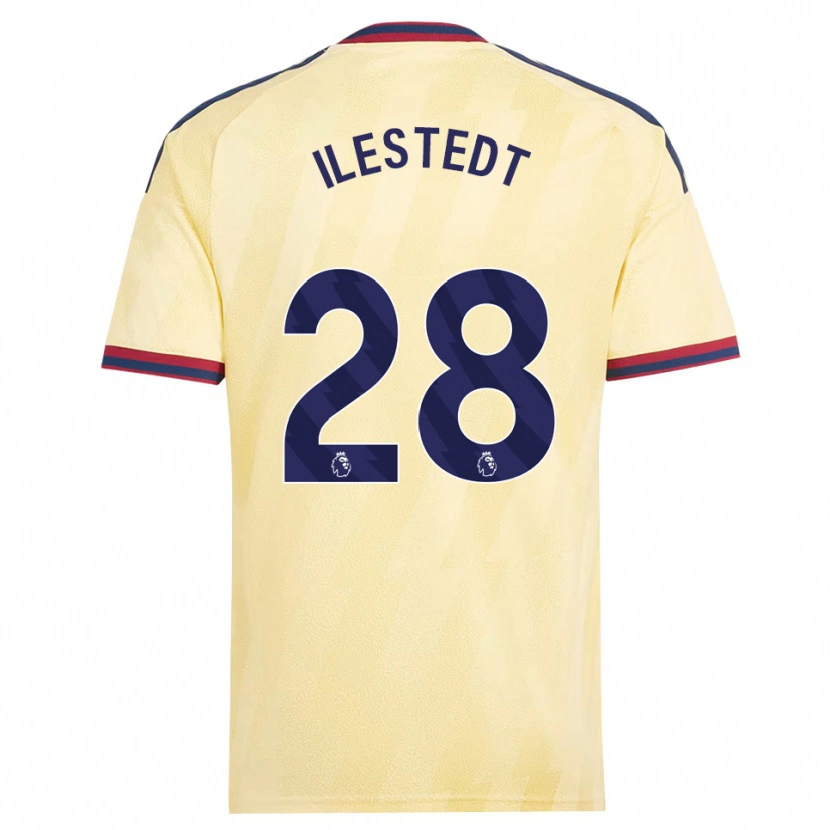Danxen Homme Maillot Amanda Ilestedt #28 Jaune Clair Midnightblue Troisieme 2026/27 T-Shirt