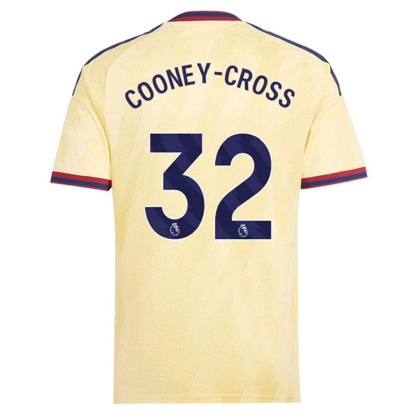 Danxen Homme Maillot Kyra Cooney-Cross #32 Jaune Clair Midnightblue Troisieme 2026/27 T-Shirt