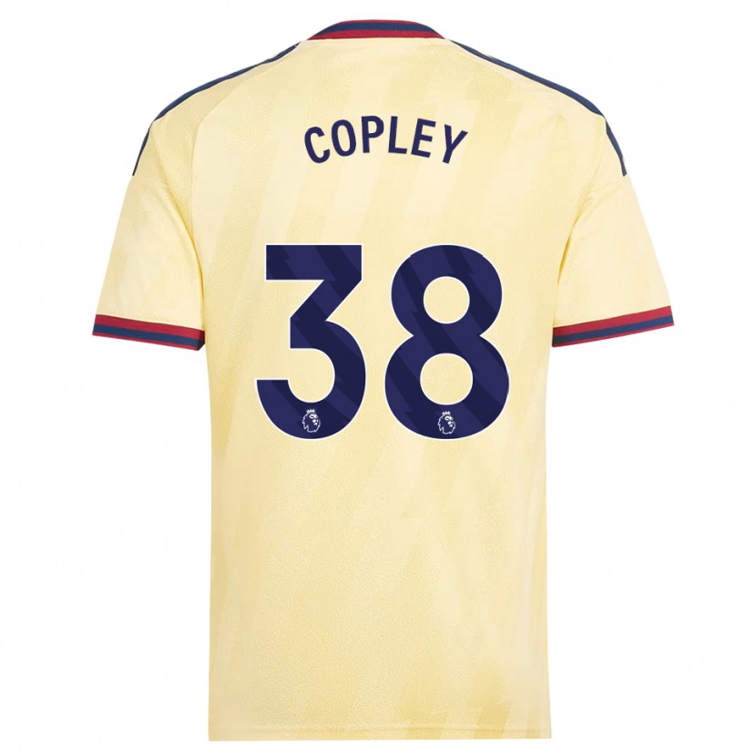 Danxen Homme Maillot Louie Copley #38 Jaune Clair Midnightblue Troisieme 2026/27 T-Shirt