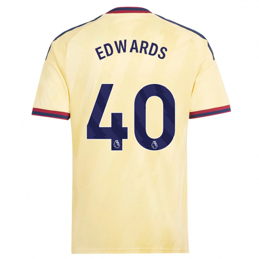 Danxen Homme Maillot Khayon Edwards #40 Jaune Clair Midnightblue Troisieme 2026/27 T-Shirt