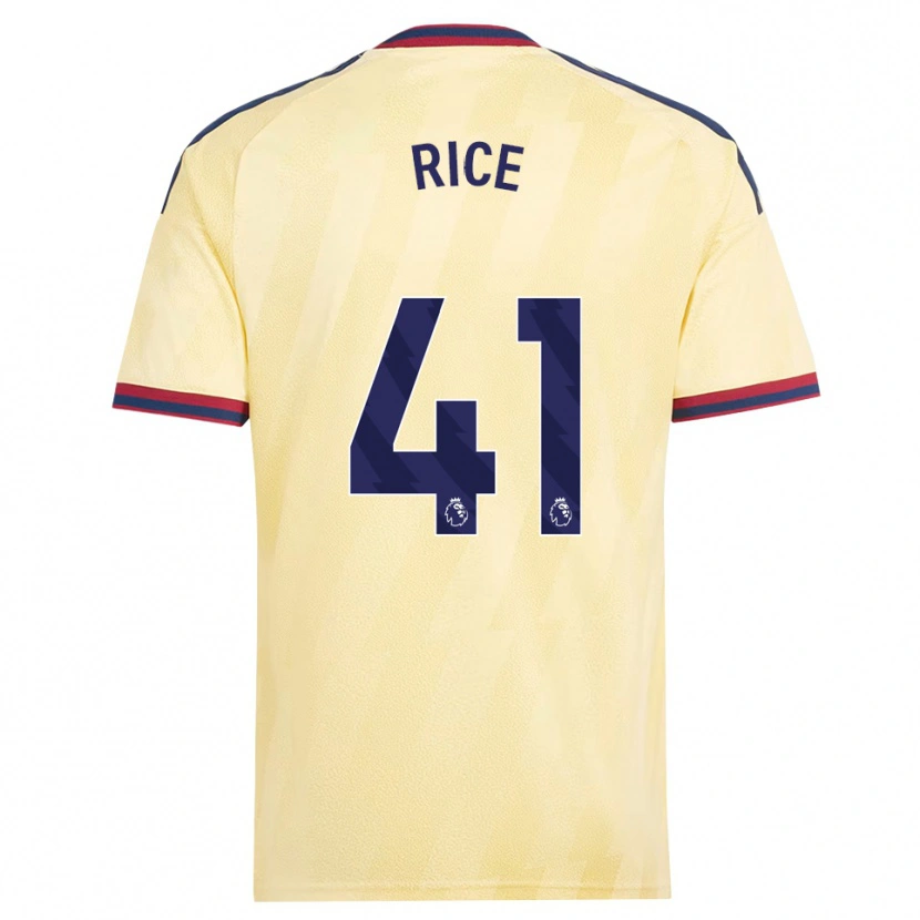 Danxen Homme Maillot Declan Rice #41 Jaune Clair Midnightblue Troisieme 2026/27 T-Shirt
