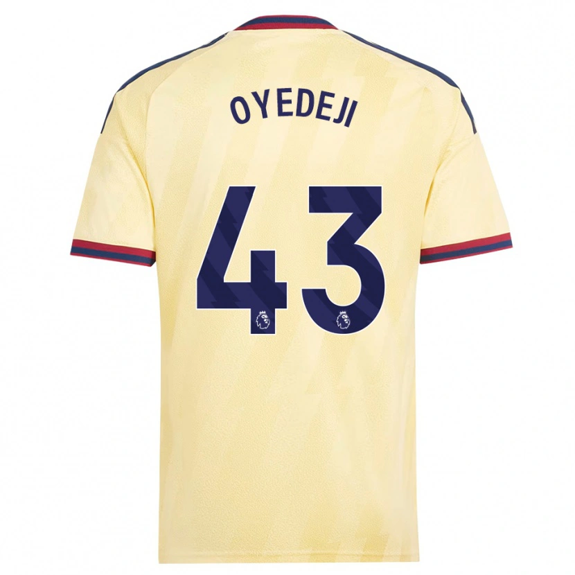 Danxen Homme Maillot Nathan Butler Oyedeji #43 Jaune Clair Midnightblue Troisieme 2026/27 T-Shirt