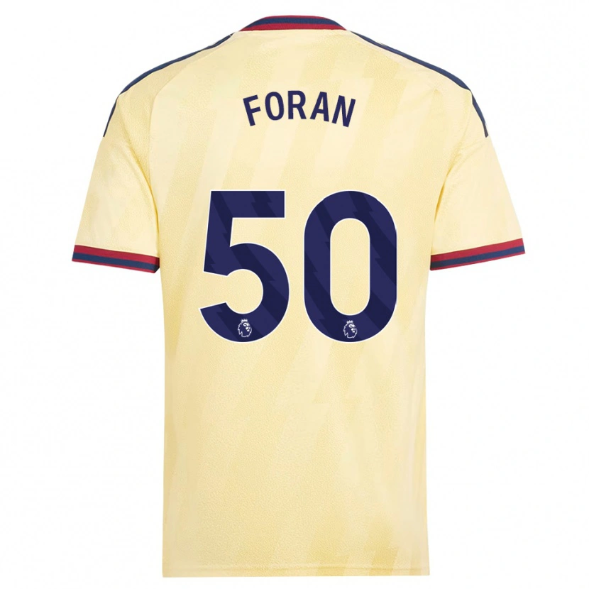 Danxen Homme Maillot Taylor Foran #50 Jaune Clair Midnightblue Troisieme 2026/27 T-Shirt