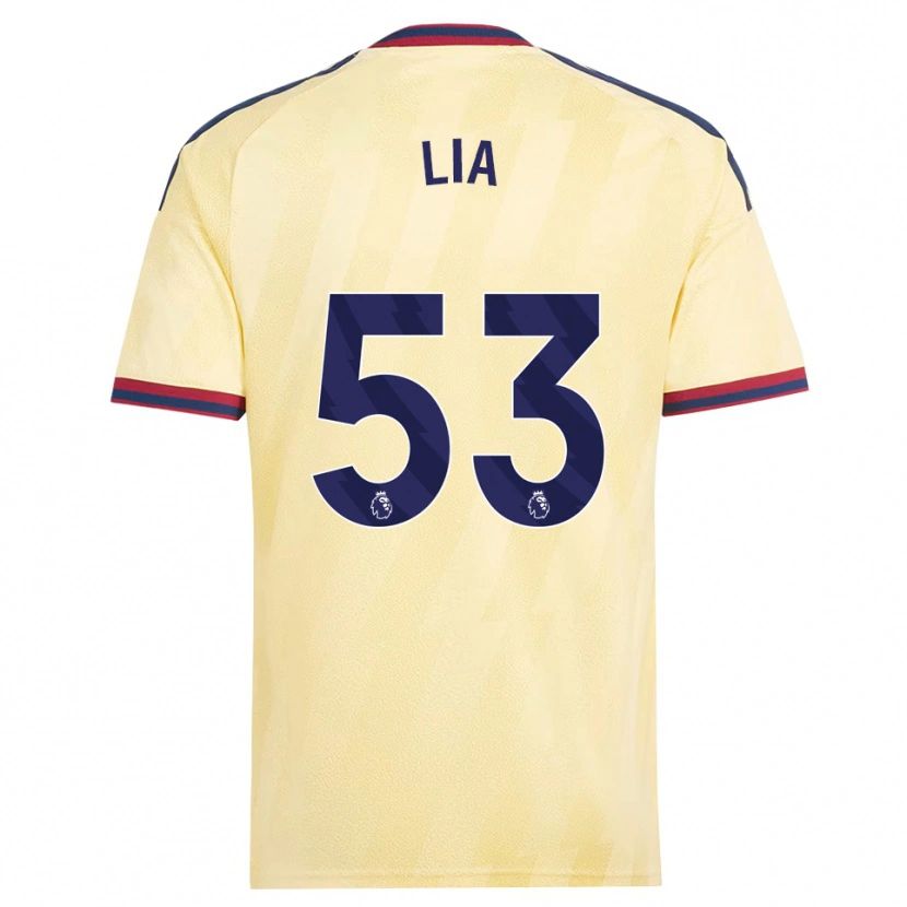 Danxen Homme Maillot Vivienne Lia #53 Jaune Clair Midnightblue Troisieme 2026/27 T-Shirt