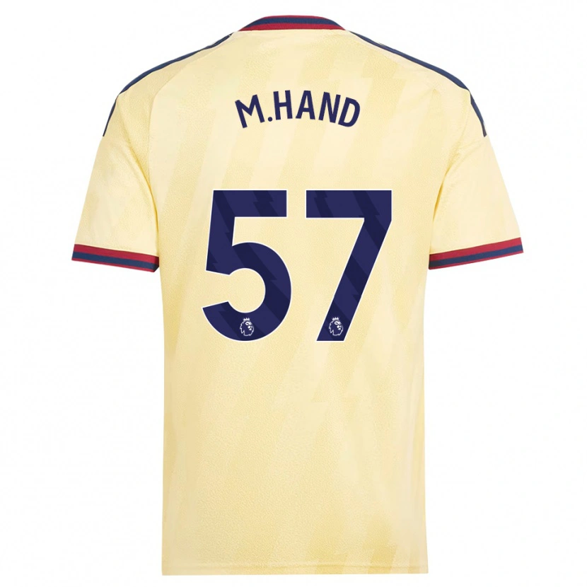 Danxen Homme Maillot Ismail Oulad M'hand #57 Jaune Clair Midnightblue Troisieme 2026/27 T-Shirt
