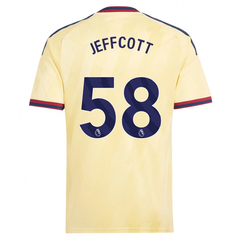 Danxen Homme Maillot Henry Jeffcott #58 Jaune Clair Midnightblue Troisieme 2026/27 T-Shirt
