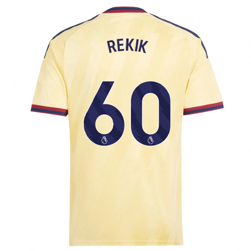 Danxen Homme Maillot Omar Rekik #60 Jaune Clair Midnightblue Troisieme 2026/27 T-Shirt