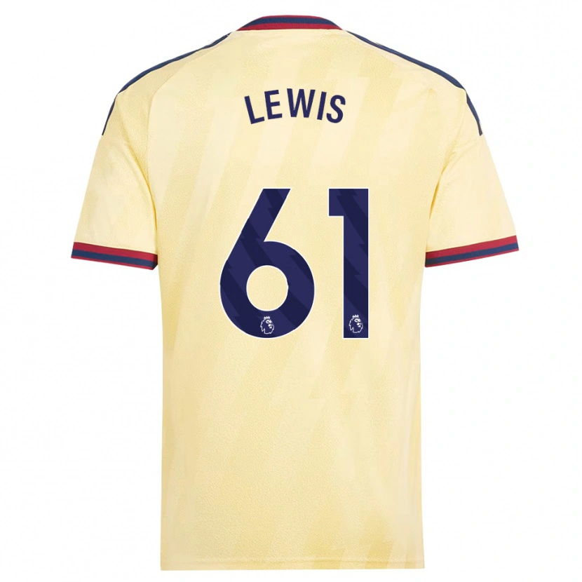 Danxen Homme Maillot George Lewis #61 Jaune Clair Midnightblue Troisieme 2026/27 T-Shirt
