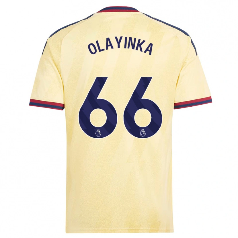 Danxen Homme Maillot James Olayinka #66 Jaune Clair Midnightblue Troisieme 2026/27 T-Shirt