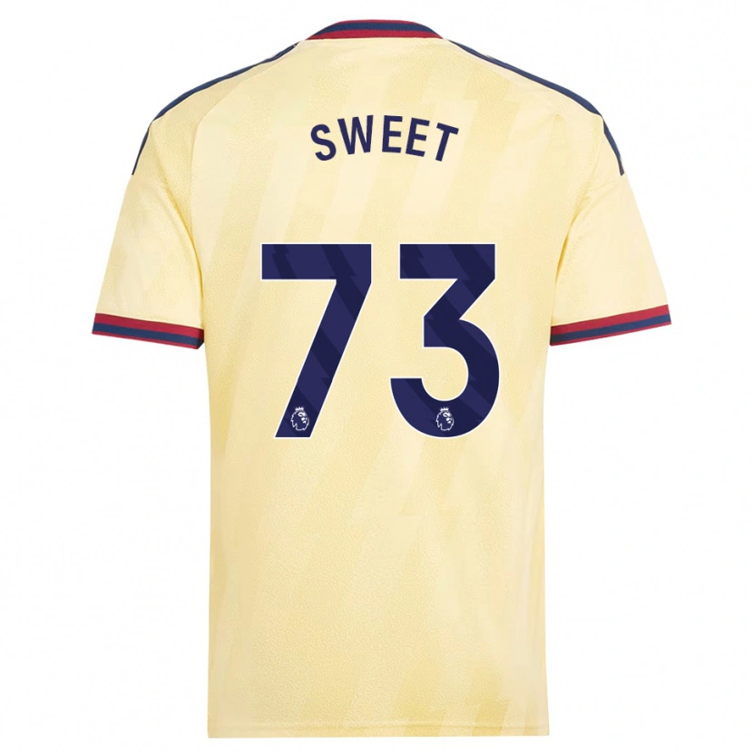 Danxen Homme Maillot James Sweet #73 Jaune Clair Midnightblue Troisieme 2026/27 T-Shirt