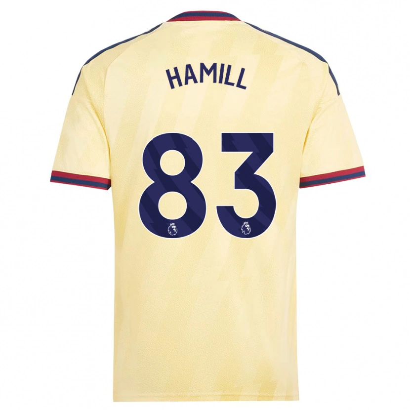 Danxen Homme Maillot Callan Hamill #83 Jaune Clair Midnightblue Troisieme 2026/27 T-Shirt