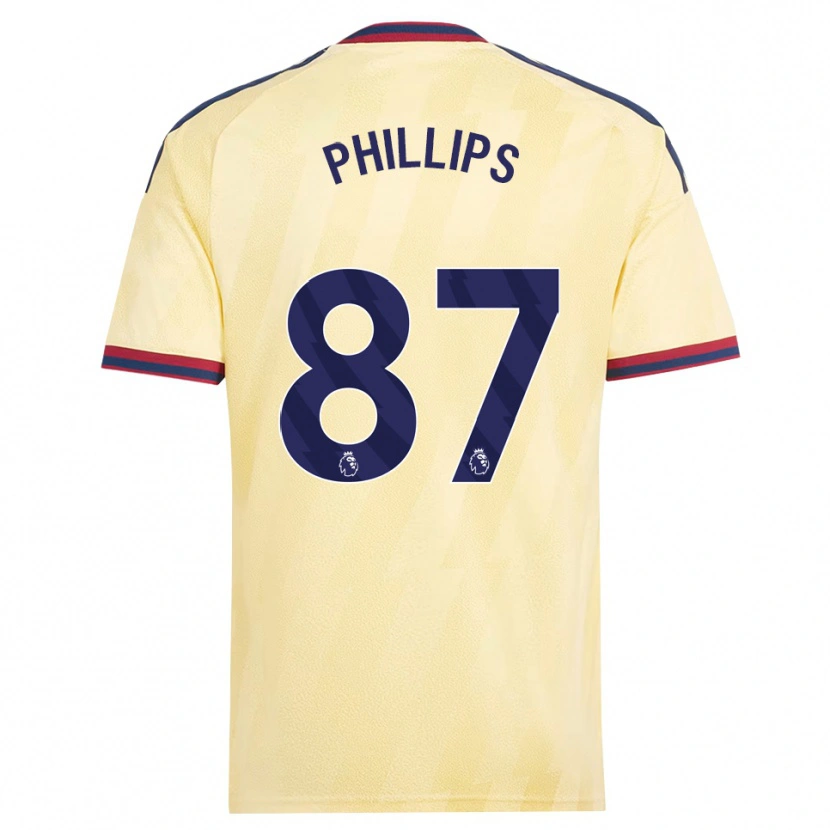 Danxen Homme Maillot Bowen Phillips #87 Jaune Clair Midnightblue Troisieme 2026/27 T-Shirt