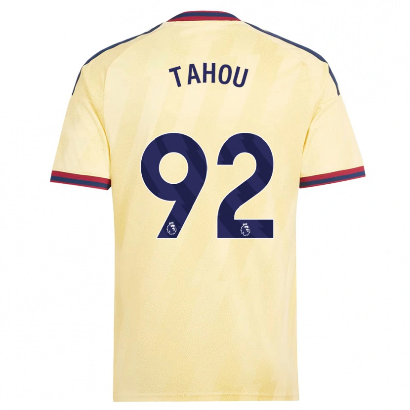 Danxen Homme Maillot Joshua Tahou #92 Jaune Clair Midnightblue Troisieme 2026/27 T-Shirt
