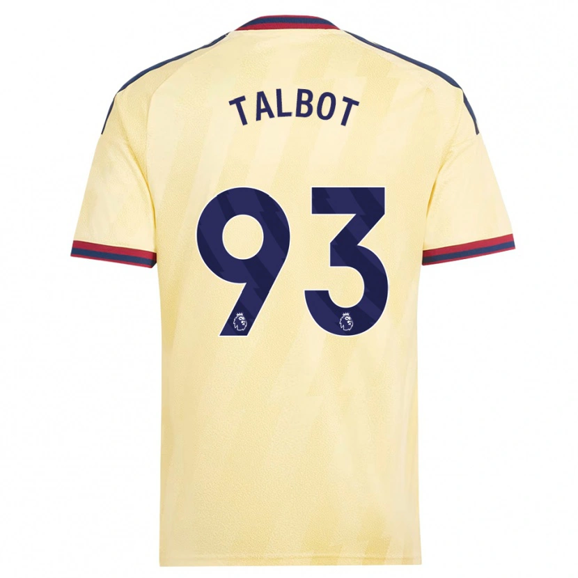 Danxen Homme Maillot Jack Talbot #93 Jaune Clair Midnightblue Troisieme 2026/27 T-Shirt