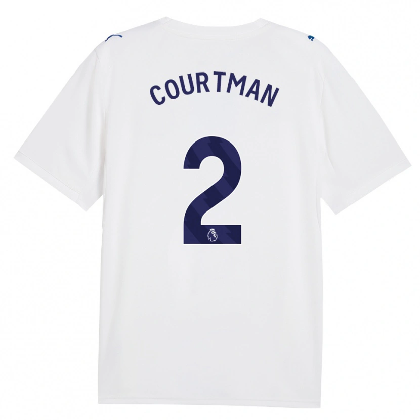 Danxen Homme Maillot Charlie Courtman #2 Marine Blanc Troisieme 2026/27 T-Shirt