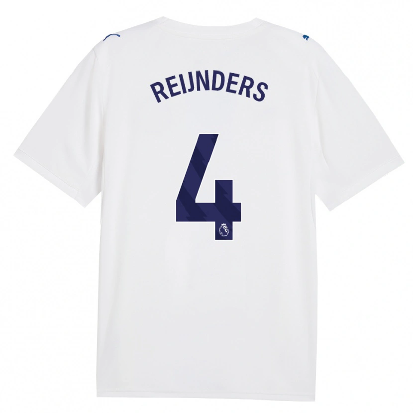 Danxen Homme Maillot Tijjani Reijnders #4 Marine Blanc Troisieme 2026/27 T-Shirt