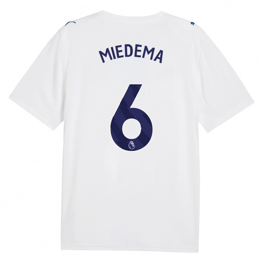 Danxen Homme Maillot Vivianne Miedema #6 Marine Blanc Troisieme 2026/27 T-Shirt