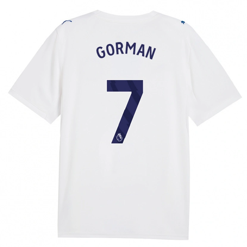 Danxen Homme Maillot Finlay Gorman #7 Marine Blanc Troisieme 2026/27 T-Shirt