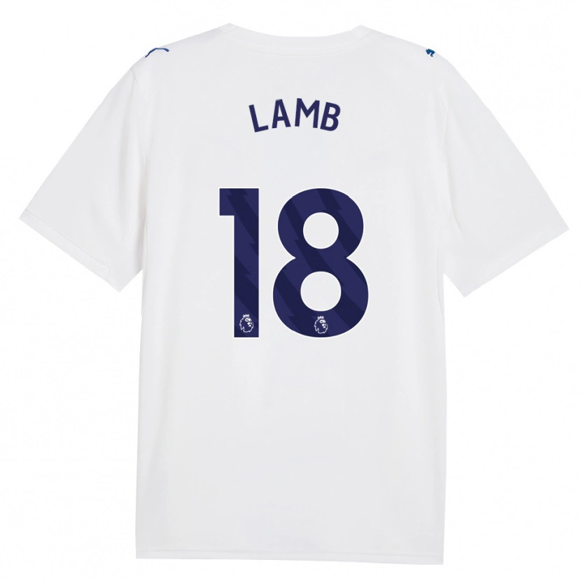 Danxen Homme Maillot Teddie Lamb #18 Marine Blanc Troisieme 2026/27 T-Shirt