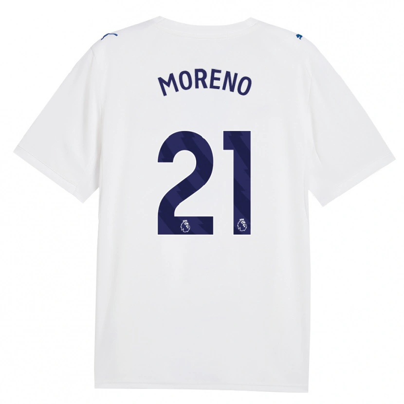 Danxen Homme Maillot Marlos Moreno #21 Marine Blanc Troisieme 2026/27 T-Shirt