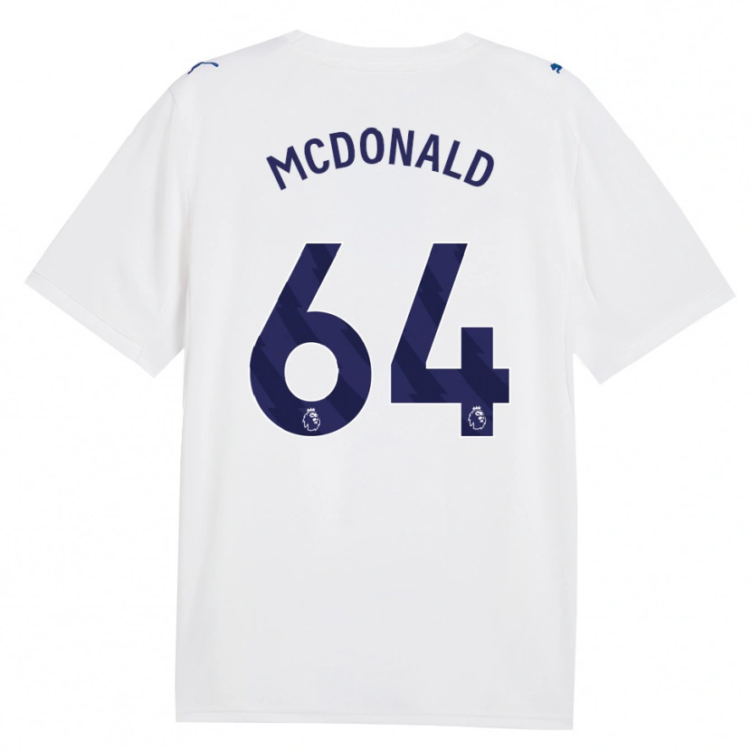 Danxen Homme Maillot Rowan Mcdonald #64 Marine Blanc Troisieme 2026/27 T-Shirt