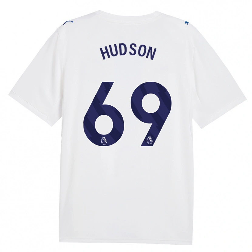 Danxen Homme Maillot Max Hudson #69 Marine Blanc Troisieme 2026/27 T-Shirt
