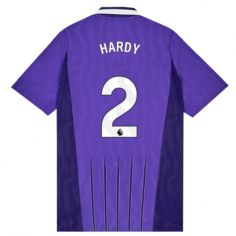 Danxen Homme Maillot Malachi Hardy #2 Violet Blanc Troisieme 2026/27 T-Shirt