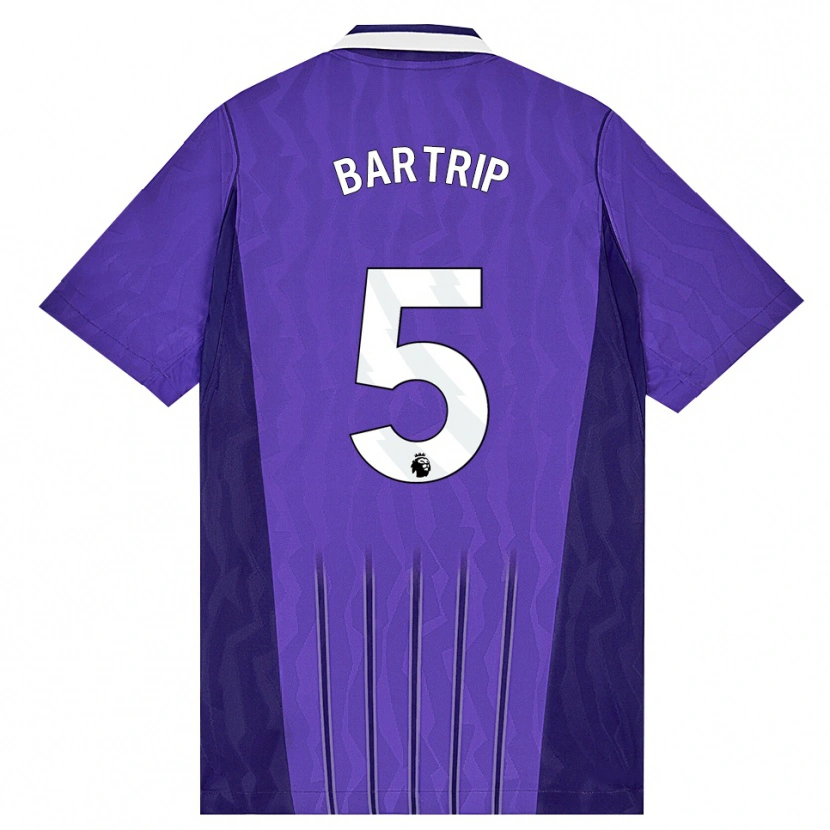 Danxen Homme Maillot Molly Bartrip #5 Violet Blanc Troisieme 2026/27 T-Shirt