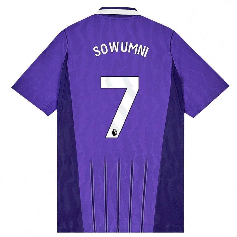 Danxen Homme Maillot Elisha Sowunmi #7 Violet Blanc Troisieme 2026/27 T-Shirt