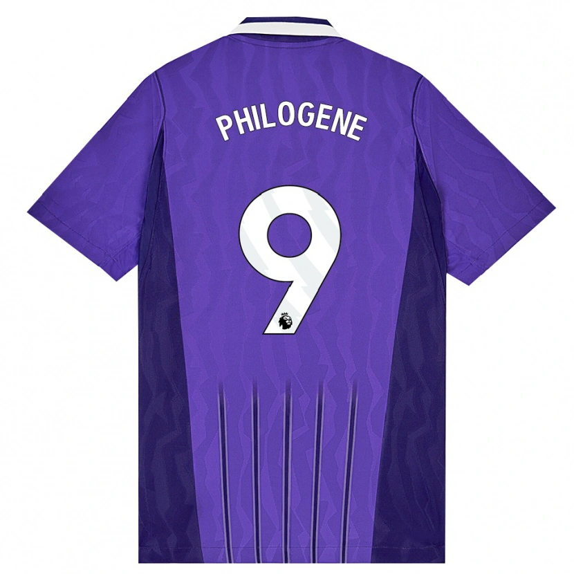 Danxen Homme Maillot Blake Philogene #9 Violet Blanc Troisieme 2026/27 T-Shirt