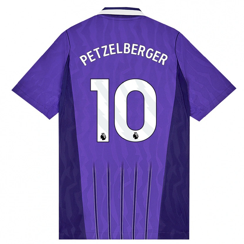 Danxen Homme Maillot Ramona Petzelberger #10 Violet Blanc Troisieme 2026/27 T-Shirt