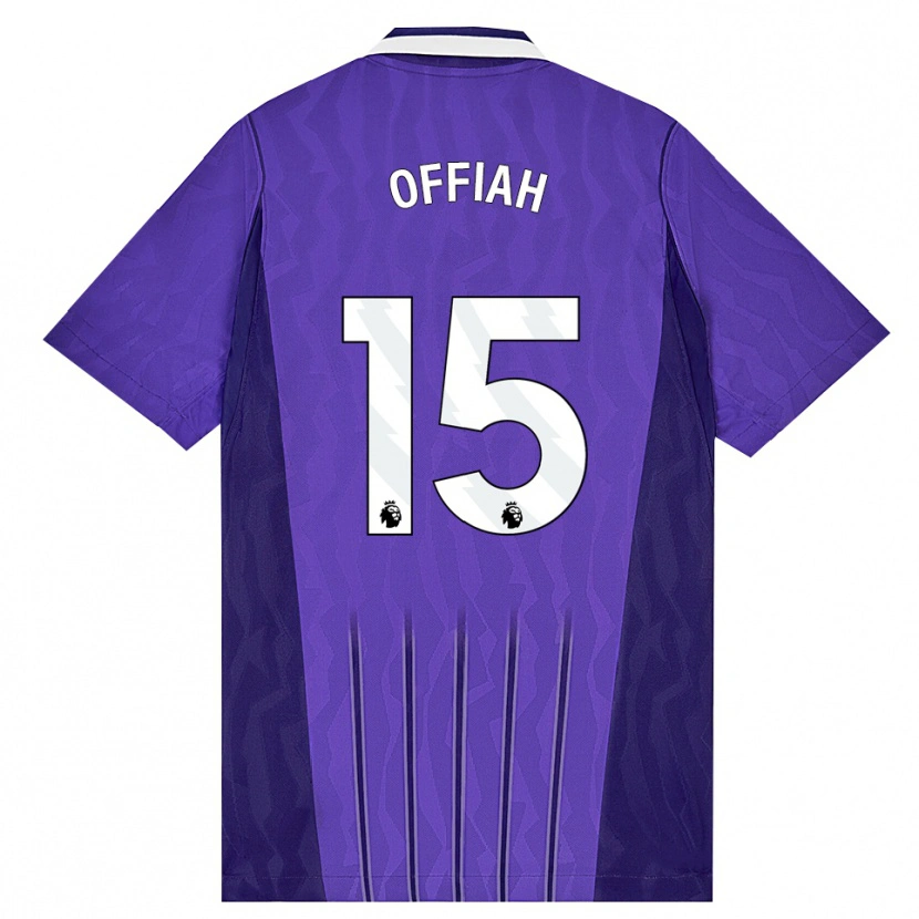Danxen Homme Maillot Phoenix Offiah #15 Violet Blanc Troisieme 2026/27 T-Shirt