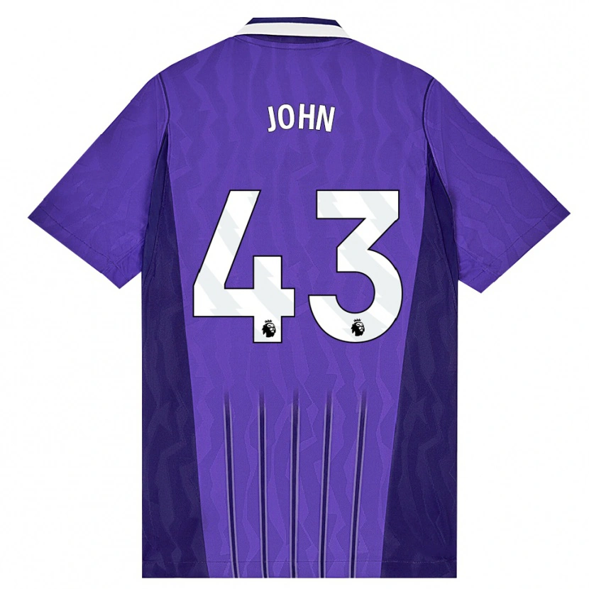 Danxen Homme Maillot Nile John #43 Violet Blanc Troisieme 2026/27 T-Shirt
