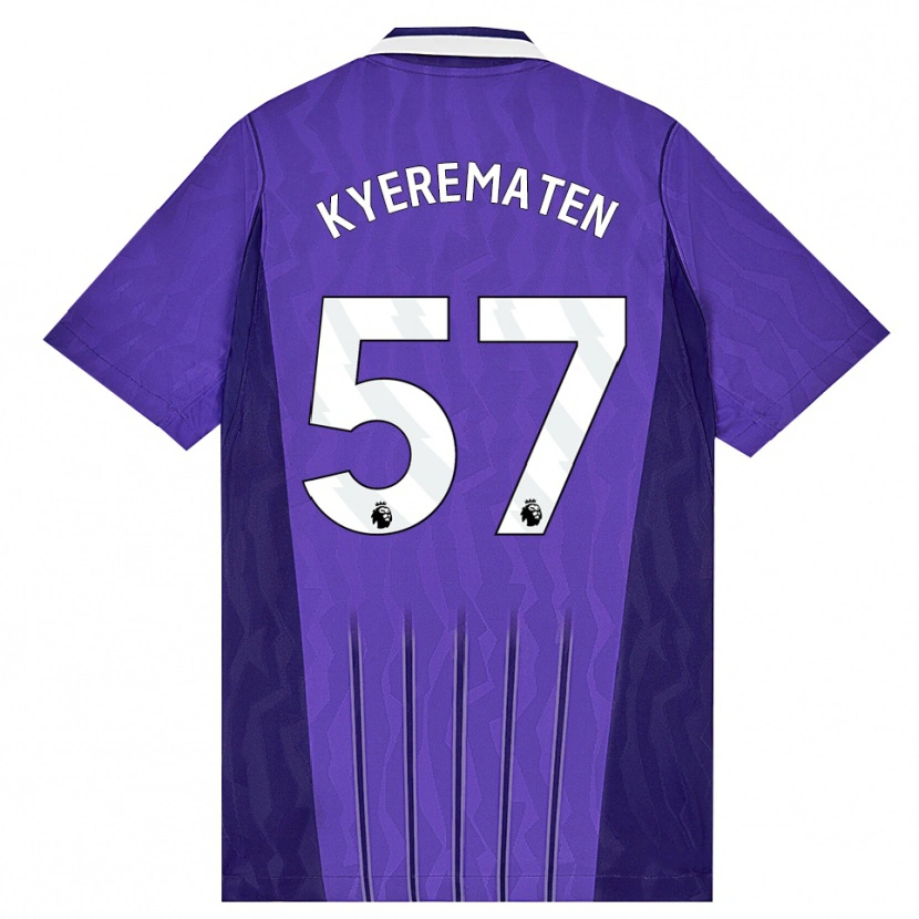 Danxen Homme Maillot Rio Kyerematen #57 Violet Blanc Troisieme 2026/27 T-Shirt