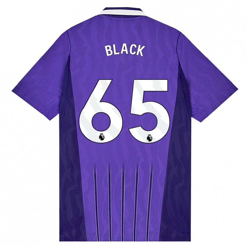 Danxen Homme Maillot Leo Black #65 Violet Blanc Troisieme 2026/27 T-Shirt