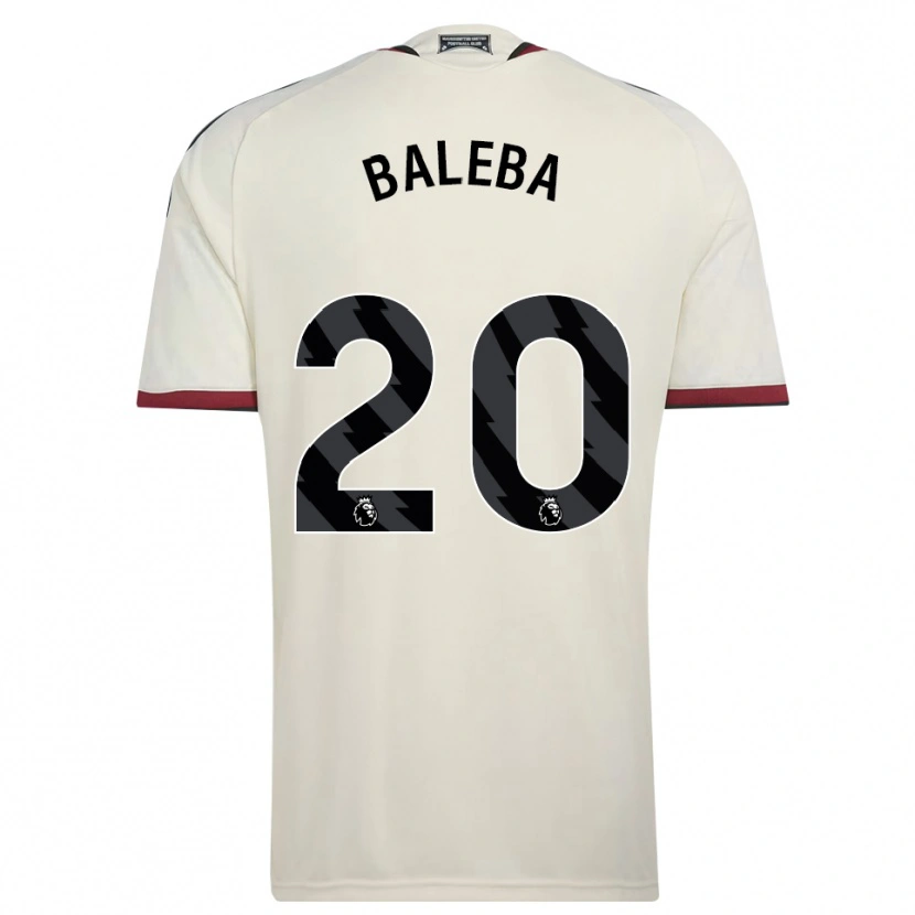 Danxen Homme Maillot Carlos Baleba #20 Beige Noir Rouge Troisieme 2026/27 T-Shirt