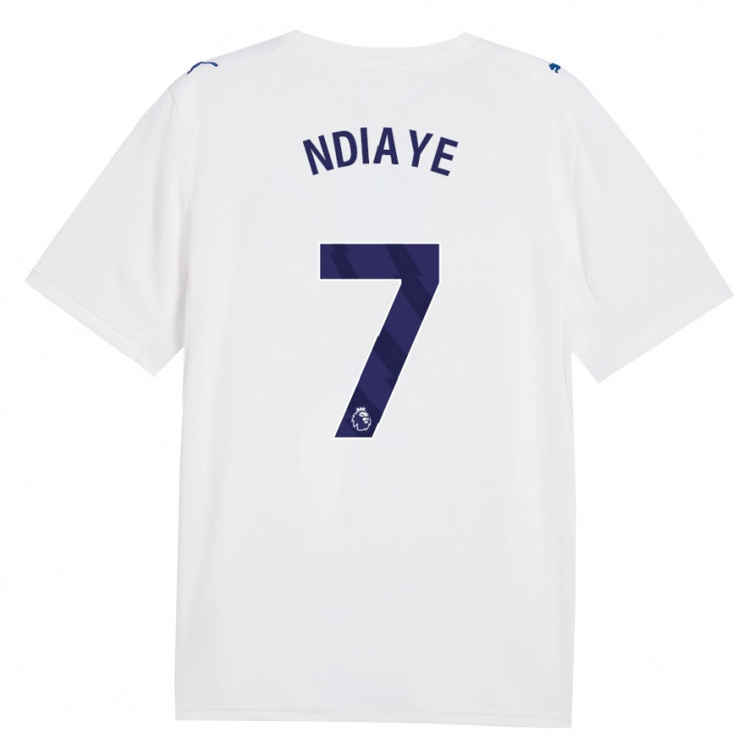 Danxen Homme Maillot Iliman Ndiaye #7 Marine Blanc Troisieme 2026/27 T-Shirt