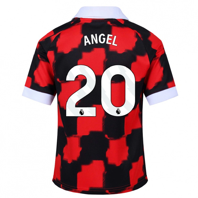 Danxen Homme Maillot Manuel Ángel #20 Rouge Blanc Noir Tenues Extérieur 2026/27 T-Shirt
