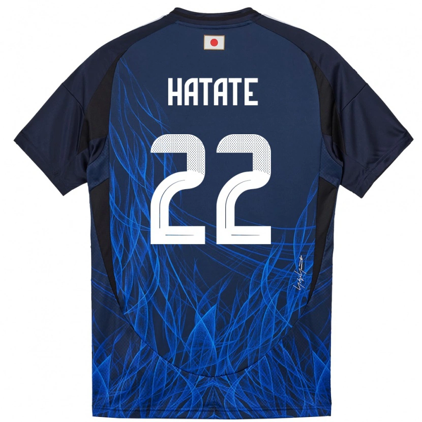 Danxen Enfant Maillot Japon Reo Hatate #22 Bleu Foncé Tenues Domicile 24-26 T-Shirt