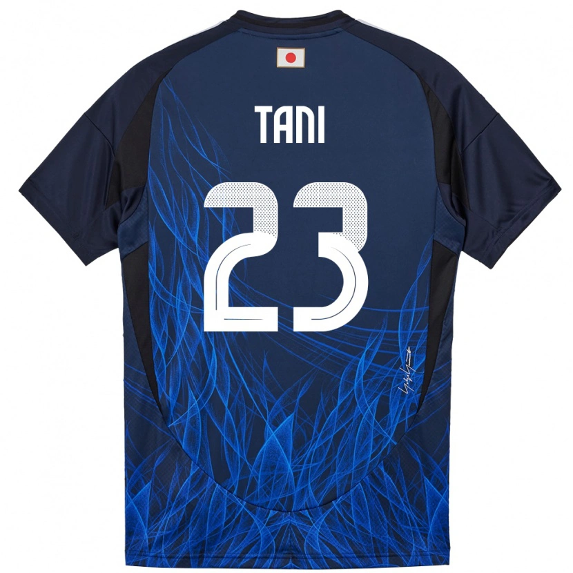 Danxen Enfant Maillot Japon Kosei Tani #23 Bleu Foncé Tenues Domicile 24-26 T-Shirt