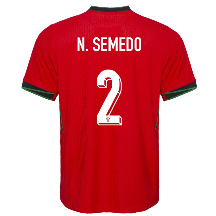 Danxen Enfant Maillot Portugal Nélson Semedo #2 Rouge Tenues Domicile 24-26 T-Shirt