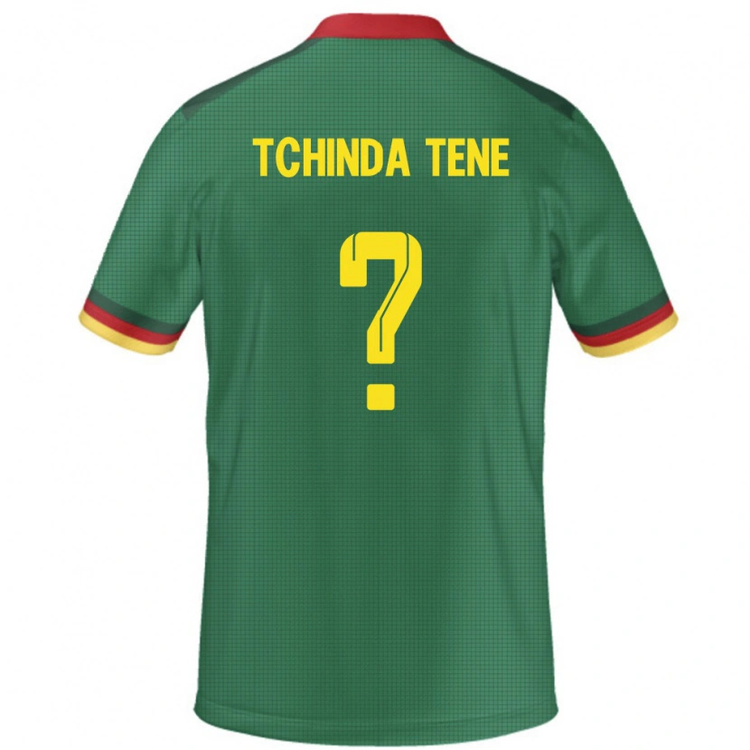 Danxen Enfant Maillot Cameroun Joseph Tchinda Tene #0 Vert Tenues Domicile 24-26 T-Shirt
